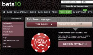 Bets10 Türk Pokeri